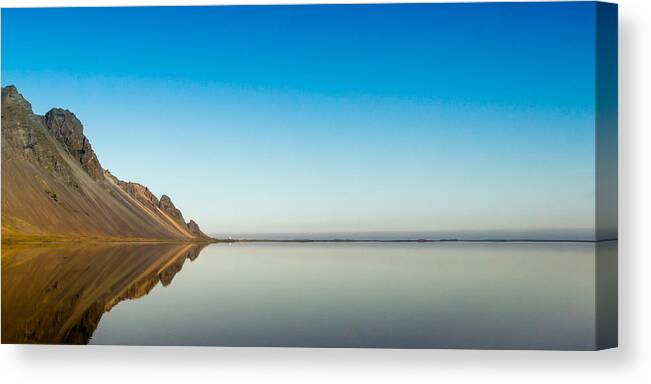 Iceland Canvas Print featuring the photograph The Silence Of Stokksnes by Klaus Ratzer