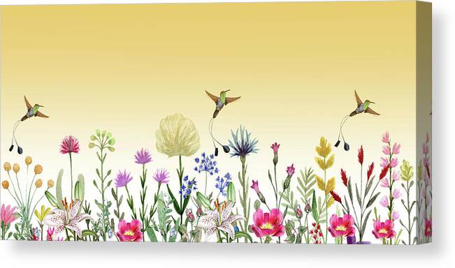 Spring Canvas Print featuring the digital art Spring Is Here #2 by Johanna Hurmerinta