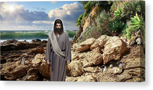 Pictures-of-jesus Canvas Print featuring the photograph A New Beginning Is At Hand by Acropolis De Versailles