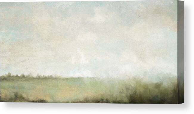 Pastel Canvas Print featuring the mixed media A Summer Day in Repose by Shawn Conn