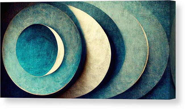 Abstract Canvas Print featuring the digital art Abstract #61 by Craig Boehman