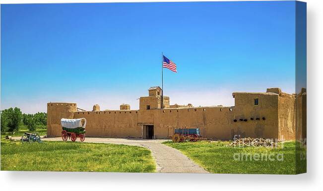 Jon Burch Canvas Print featuring the photograph Bent's Fort by Jon Burch Photography