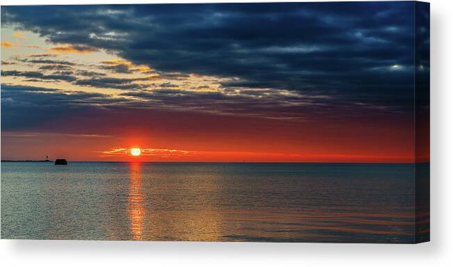 Landscape Canvas Print featuring the photograph Daybreak Emergence by Rich Kovach
