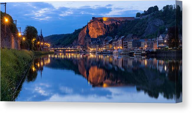 Belgium Canvas Print featuring the photograph Dinant by David Briard