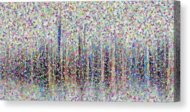 Forest Canvas Print featuring the digital art Enchanted Forest by David Manlove