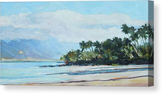 Maui Canvas Print featuring the painting Maui Morning Glow by Stacy Vosberg