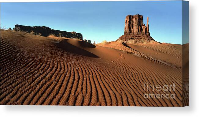 Monument Valley Canvas Print featuring the photograph Monument Valley by Jim Trotter