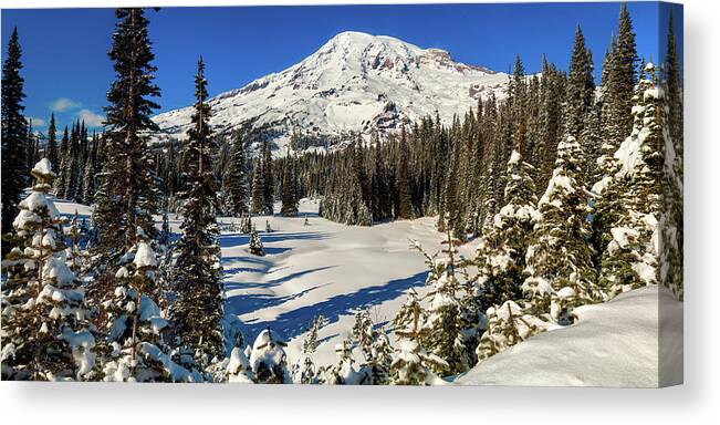 National Park Canvas Print featuring the photograph Near Paradise by Larey McDaniel