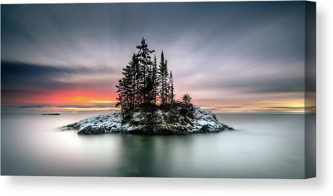 Island Canvas Print featuring the photograph Northern Warmth by Josh Eral