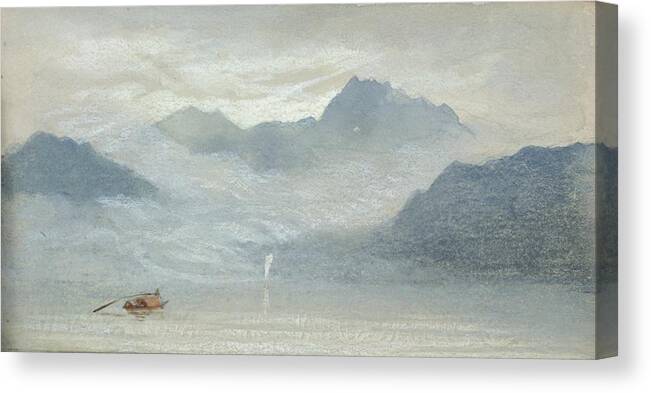 Mountains Canvas Print featuring the painting Sails to the Wind by Lilias Trotter