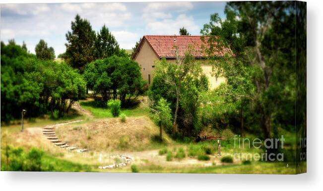 Fine Art Photography Canvas Print featuring the photograph Sanctuary by John Strong
