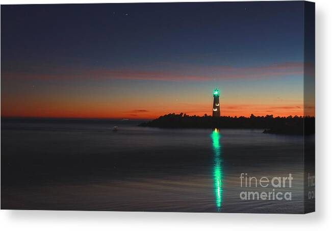 Lighthouse Canvas Print featuring the photograph Lighthouse 6 by Theresa Ramos-DuVon