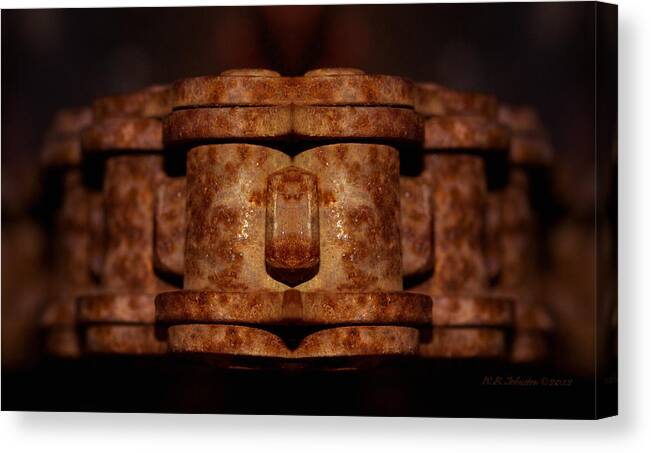 Rust Canvas Print featuring the photograph Unchained by WB Johnston