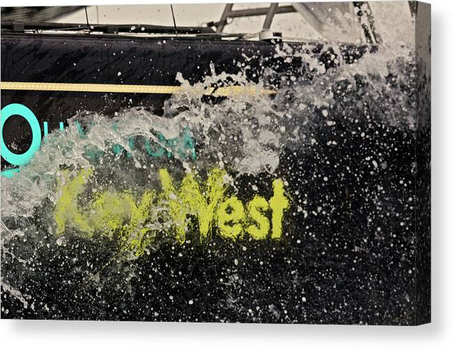 Jigsaw Canvas Print featuring the photograph Key West Race Week #1266 by Steven Lapkin