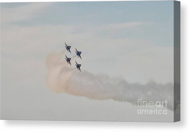 Jets Canvas Print featuring the photograph #28 Blue Angels #28 by Tap On Photo