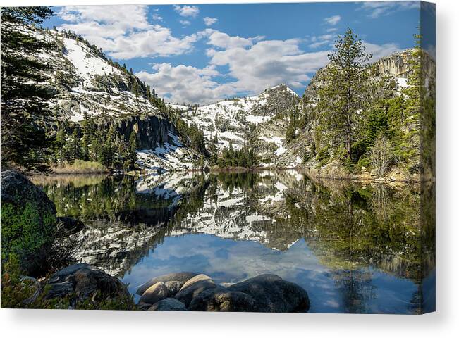 Eagle Lake Canvas Print featuring the photograph Eagle Lake by Gary Geddes