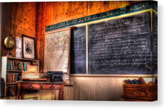 Education Canvas Print featuring the photograph After School by Ray Congrove