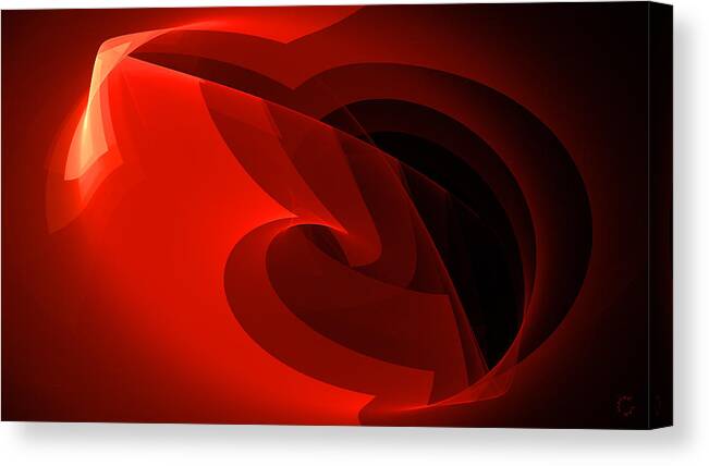 Abstract Art Canvas Print featuring the digital art 1241 by Lar Matre