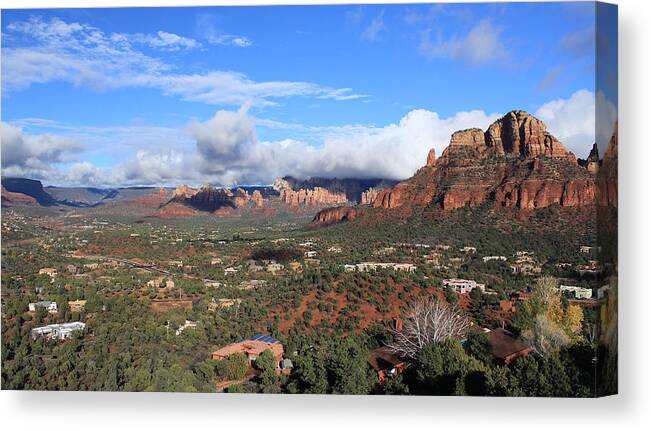 Landscape Canvas Print featuring the photograph After the Rain by Gary Kaylor
