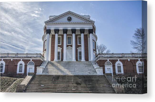 Rotunda Canvas Print featuring the photograph Afternoon Rotunda by Terry Rowe