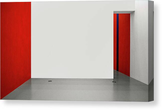 Abstract Canvas Print featuring the photograph An Empty Room by Inge Schuster