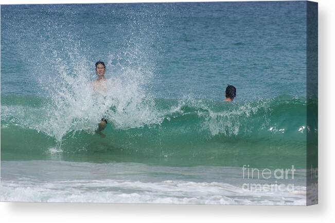 Central Canvas Print featuring the photograph Caribbean Beach by Rudi Prott