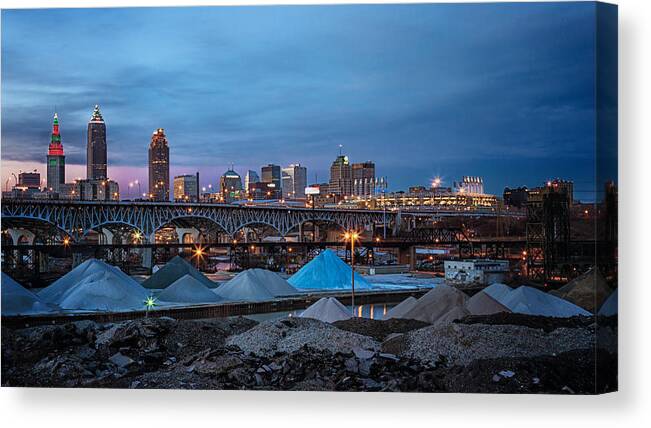 Cleveland Canvas Print featuring the photograph Cleveland. by Jared Perry 