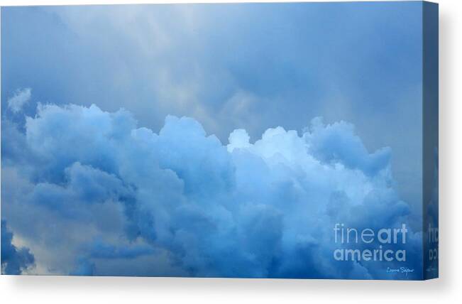 Clouds Canvas Print featuring the photograph Clouds 2 by Leanne Seymour