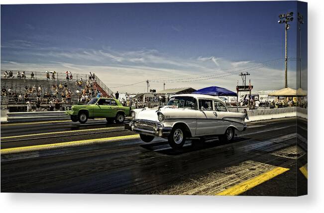 Drags Canvas Print featuring the photograph Domination by Jerry Golab