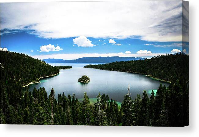 Scenics Canvas Print featuring the photograph Emerald Bay, Lake Tahoe, Ca by Welcome To My World