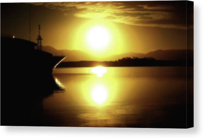 Fiji Canvas Print featuring the photograph Fiji Sunrise by Eye Olating Images