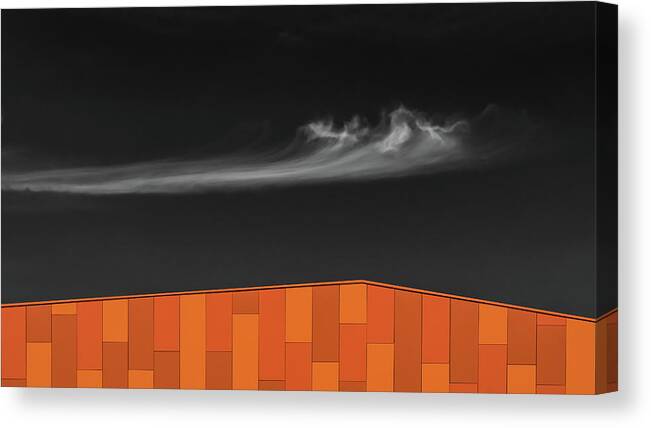 Cloud Canvas Print featuring the photograph Hot Roof by Luc Vangindertael (lagrange)