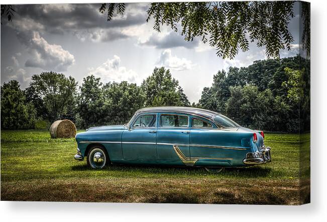 Hudson Canvas Print featuring the photograph Hudson Hornet by Ray Congrove