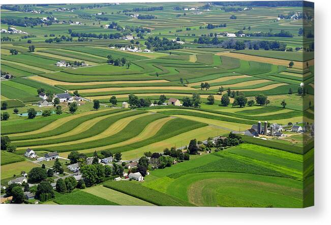 Farming Canvas Print featuring the photograph Lancaster County by Dan Myers