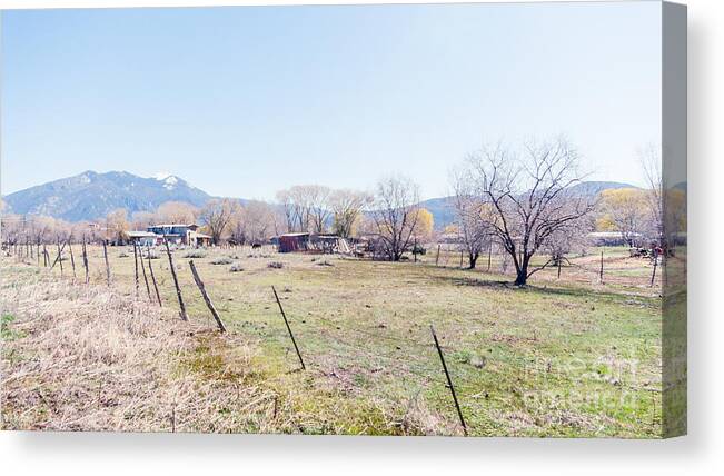 Nm Canvas Print featuring the photograph Landscape c10g Taos NM by Otri Park