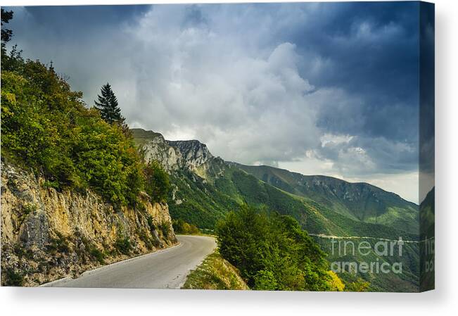 Landscape Canvas Print featuring the photograph Landscape by Jelena Jovanovic