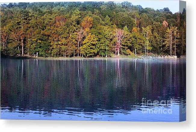 Lake Photograph Canvas Print featuring the photograph Little Beaver Lake by Melissa Petrey