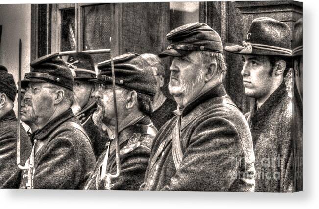 Marching Orders Canvas Print featuring the digital art Marching Orders by William Fields