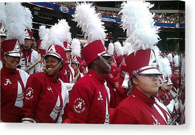 Gameday Canvas Print featuring the photograph Million Dollar Band by Kenny Glover