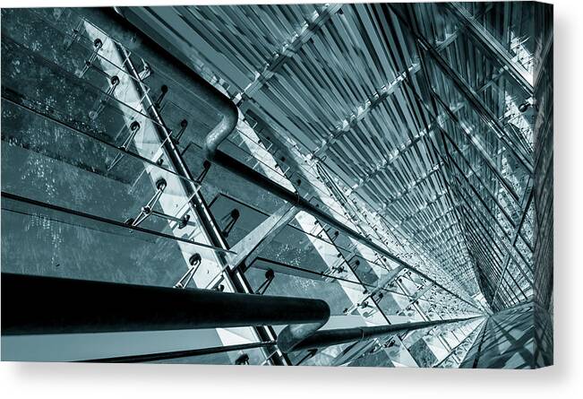 Nobody Canvas Print featuring the photograph Modern Abstract Architecture by Wladimir Bulgar