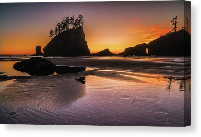Rocks Canvas Print featuring the photograph Moments Of Transition by Andreas Agazzi