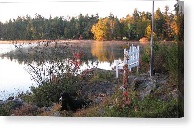 Photography Canvas Print featuring the photograph Morning Serenity by Lynne McQueen