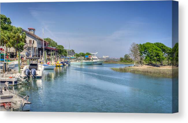 America Canvas Print featuring the photograph Murrells Inlet by Rob Sellers