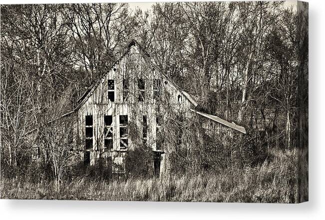 Rustic Canvas Print featuring the photograph Overtaken by Greg Jackson