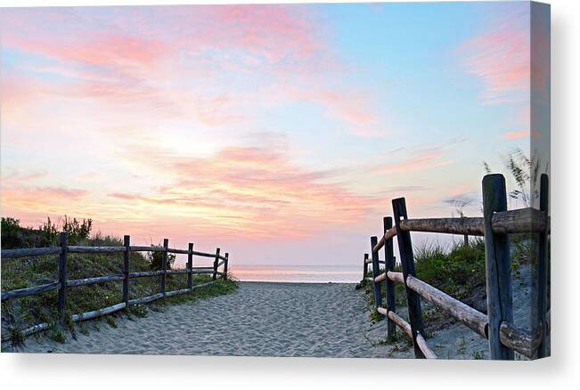 Beaches Canvas Print featuring the photograph Quiet Time by Jamie Pattison