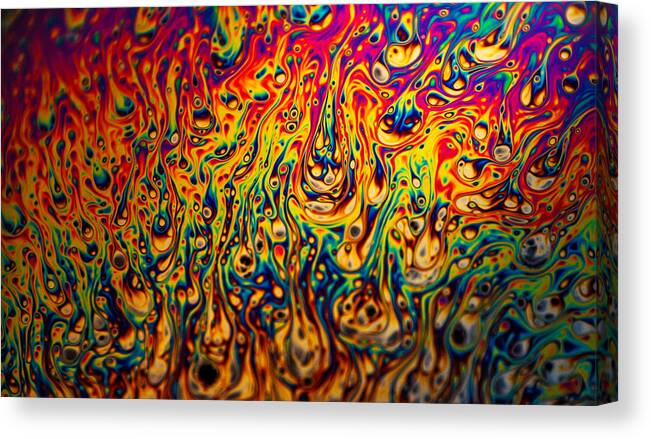 Matt Molloy Canvas Print featuring the photograph Rainbow Distortion 2 by Matt Molloy