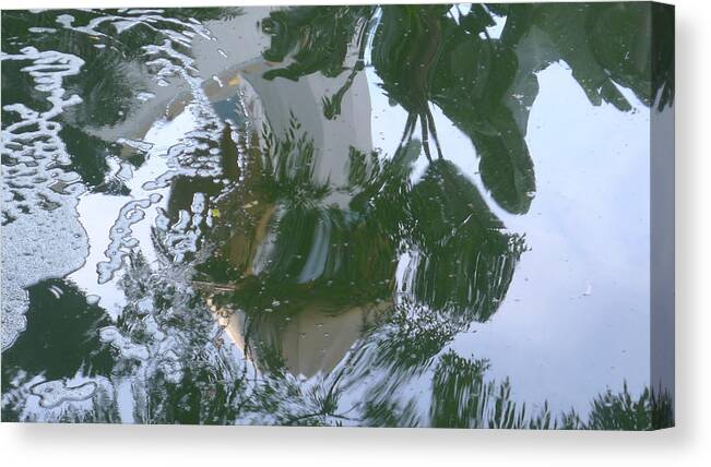 Reflection Canvas Print featuring the photograph Reflection 2 by Nora Boghossian