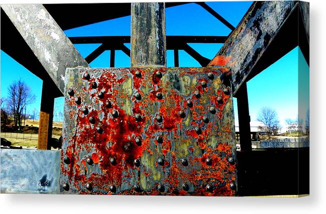 Train Canvas Print featuring the photograph Rust by Shawn MacMeekin