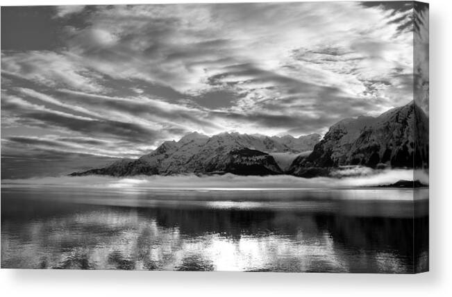 Alaska Canvas Print featuring the photograph Sea of Tranquility by Michele Cornelius