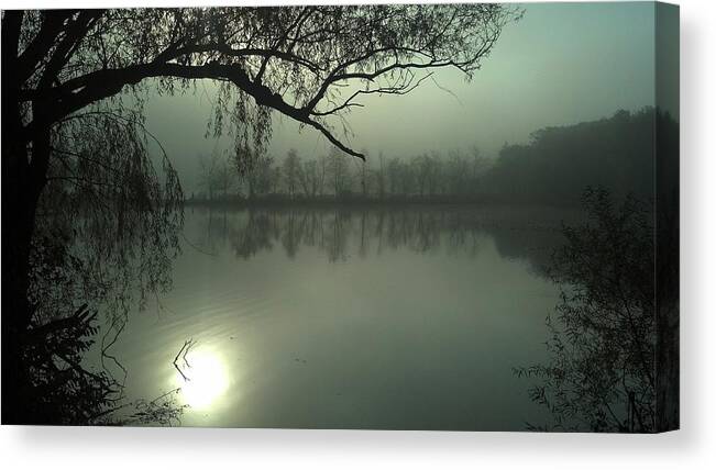 Fog Canvas Print featuring the photograph Solitude by Joe Faherty